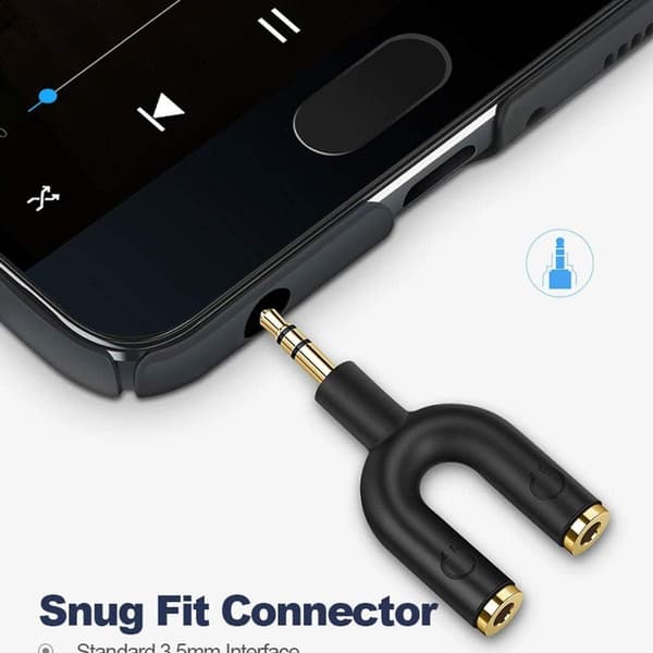 Hodetelefonfordeleradapter, CableCreation [3-pakning] Aux Stereo Y