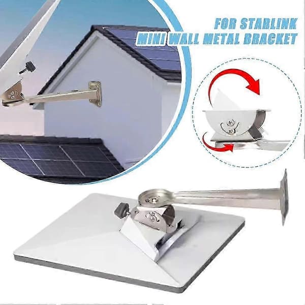 Starlink Mini Wall Mount Kit: 360 Horizontal & 180 Vertical Adjustable Bracket 1pcs 1pcs