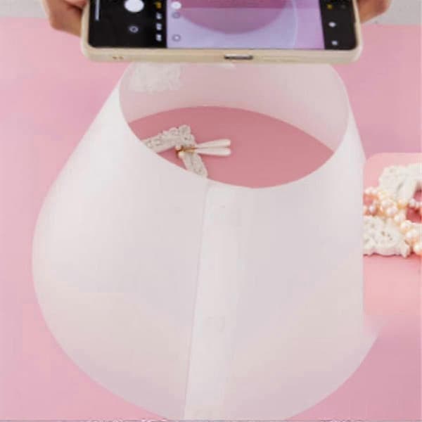 Conical Diffuser Photo Accessory Light Softbox Portable Mounting Props for Jewelry Product Sp