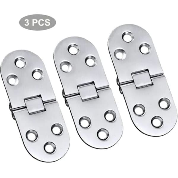 Alloy Table Hinge, 3-pack, Stainless Steel Hinges, Folding Door,