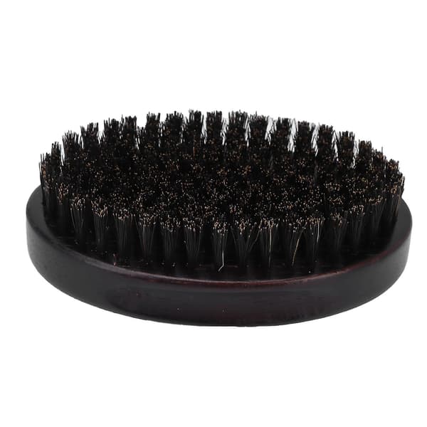 Portable Beard Brush with Wooden Handle for Men, for Salon Styling