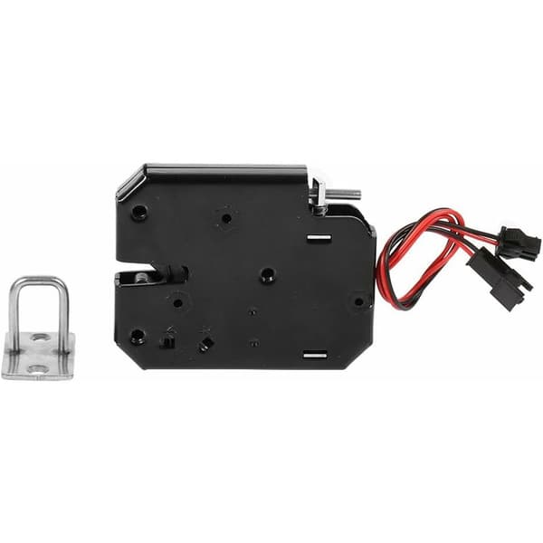 Feilsikker 12V DC skaplås magnetisk elektromagnet for dørkontrollsystem (med deteksjonsbryter)