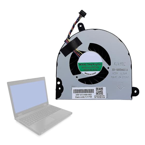 CPU-erstatningsvifte Kjølevifte for Probook 6560b 6565b 8560 8560b 8560p 6570b