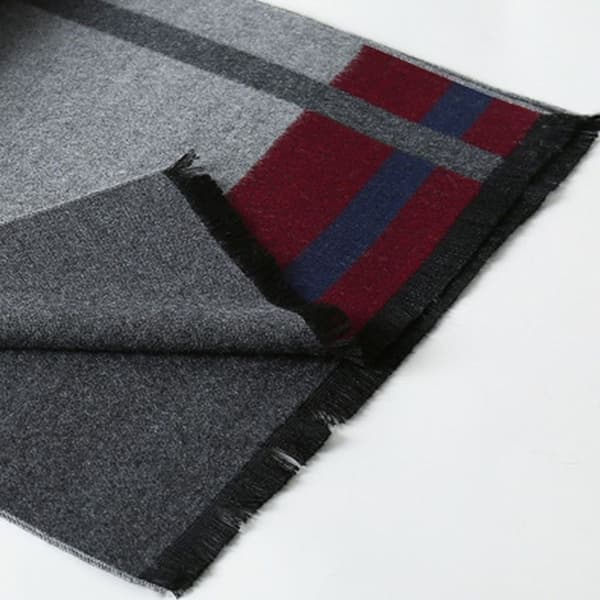 Warm Scarf for Cold Weather Thick Cashmere Scarf for Men Soft Style 1