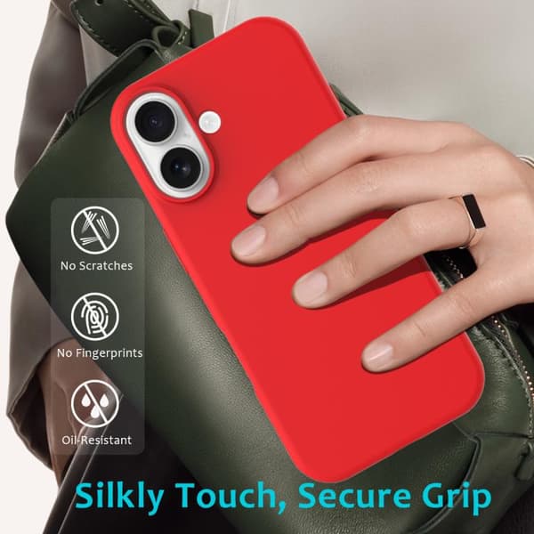 iPhone 17 Cover - Ensfarvet Silikone