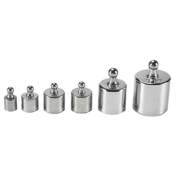 6 pcs 100g 50g 2x20g 10g 5g Gram Precision Calibration Weight Digital Scale Set