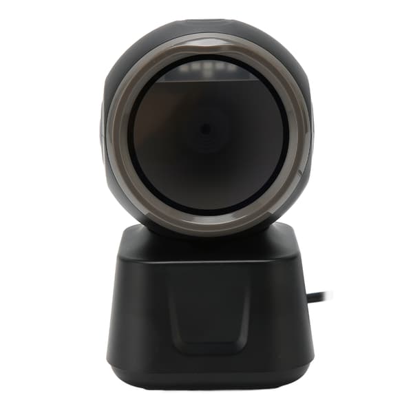 Desktop Barcode Scanner High Speed LED Indicator Prompt Tones Large Window Barcode Reader for Market Bank Store