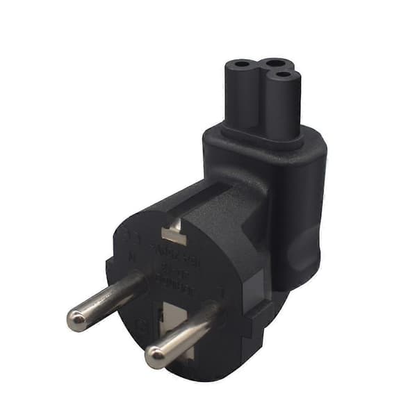IEC320 C5 hun til EU4.8 Europa 2-benet UPS forlængerledning adapter, C5 stik til EU4.8mm 2-benet strømadapter