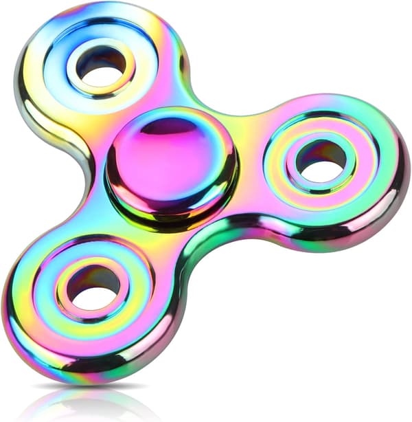 Fidget Spinner Lelu EDC Käsipyöritin Metallinen Ruostumaton Teräs