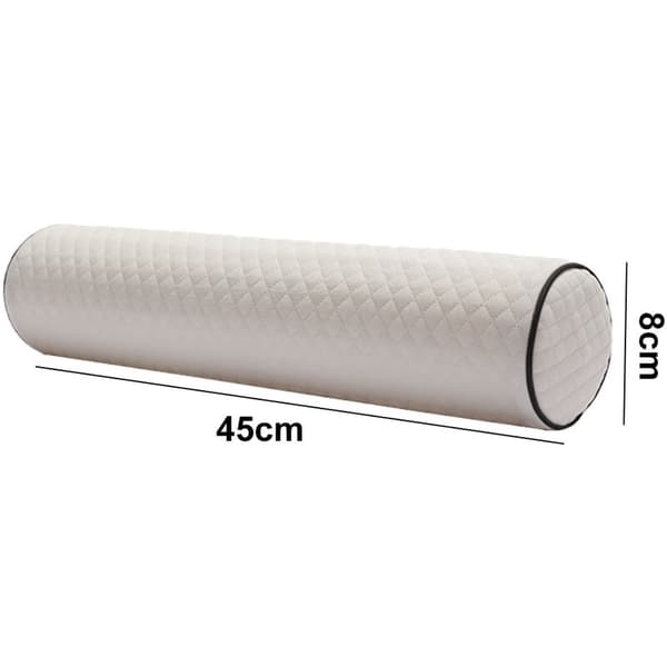 Soft Roll Pillow - Memory Foam Cylindrical Pillows for Back Pain