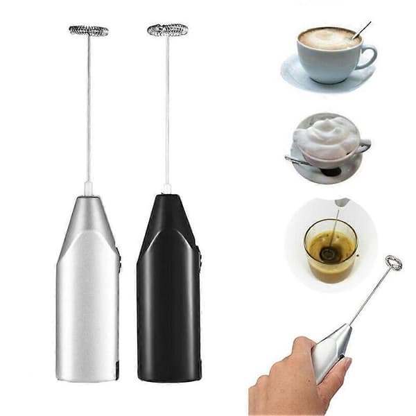 Small and Powerful Electric Whisk Battery Version for Mixing Milk [DB] Pink pink