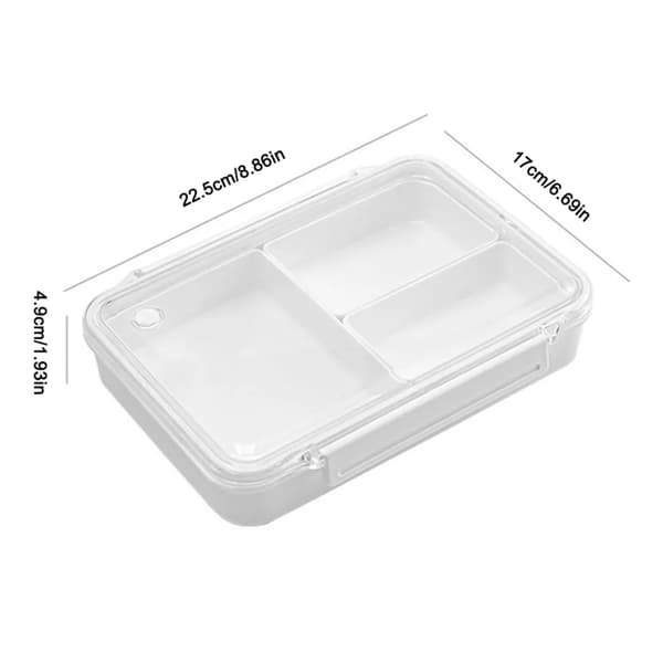 3-piece lunch box set, microwave-safe lunch box, portable bento box, lunch box, food storage container for refrigerator