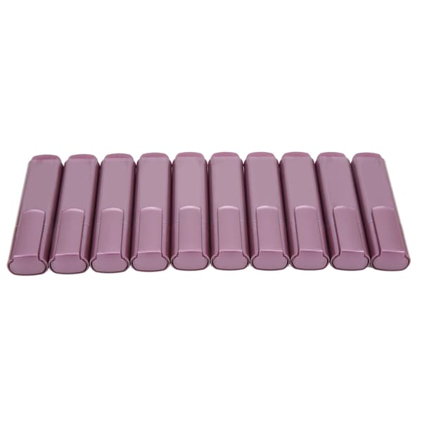 10 stk. overstregningspenne Cool Glitter Pastel Metallisk Lilla Overstregningspen Duftfri Markører til Studerende