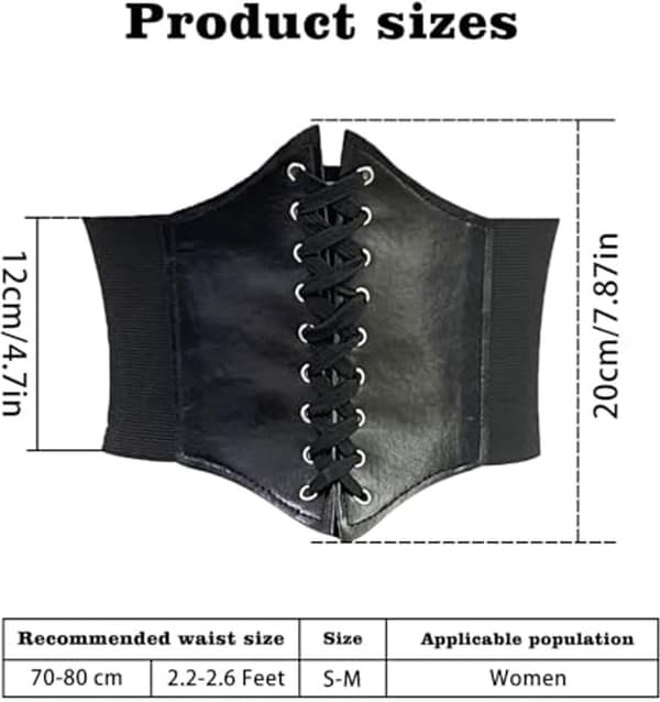 Elegant Korset til Kvinder - Taljekorset til Piratkostumer og Cosplay