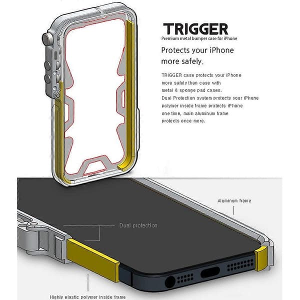 For Honor Magic7 5G Bumper Case i aluminiumslegering