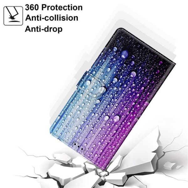 Fodral för Xiaomi Poco M3 Pro 5G/Xiaomi Redmi Note 10 5G 6.5 \" Vattenpärlor PU Läder Plånboksfodral DKCHD1[DB]