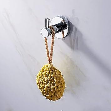 st rustfri stål håndklædekroge, runde, vægmonterede, enkle knagerækker til badeværelse, køkken, p