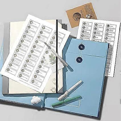 Life Organizer with Labels, \"If I Die\" Binder Organizer with Pockets, \"If I Go Missing\" Binder [DB] Blue Blue
