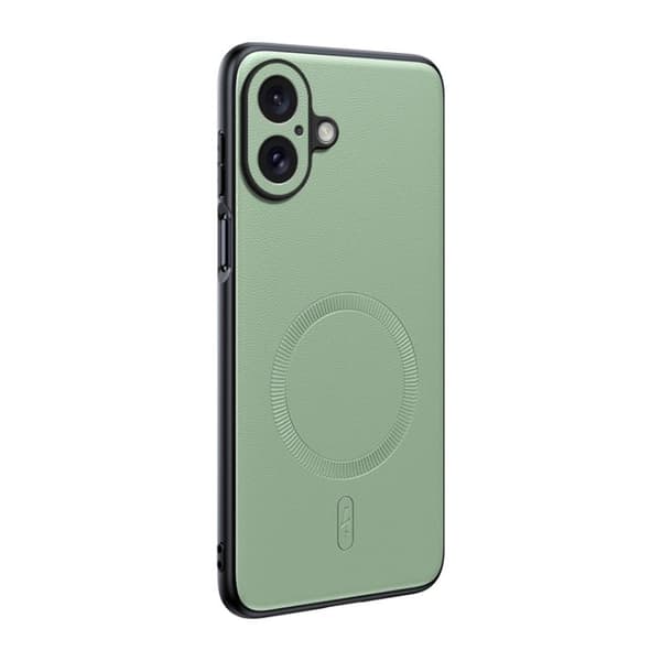 iPhone 17-deksel - Flatt skinn med MagSafe og støtbeskyttelse