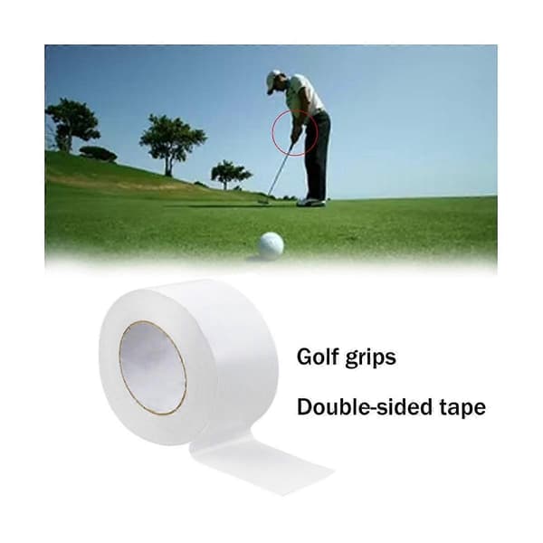 Velegnet til golf, højviskøs, let at rive, hvidt grebslim, golfjernsgreb, dobbeltsidet tape