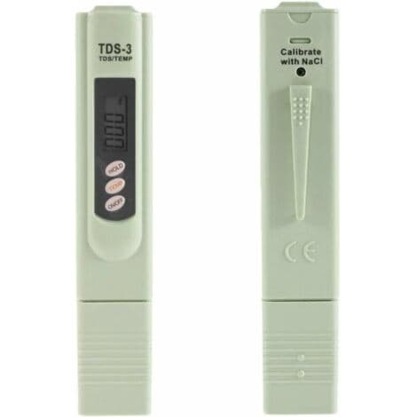 TDS-3 Drinking Water Quality Tester Digital Temperature PPM Pen Analyzer for Drinking Water, Hydroponics, Aquariums, Swimming Pools and Spas
