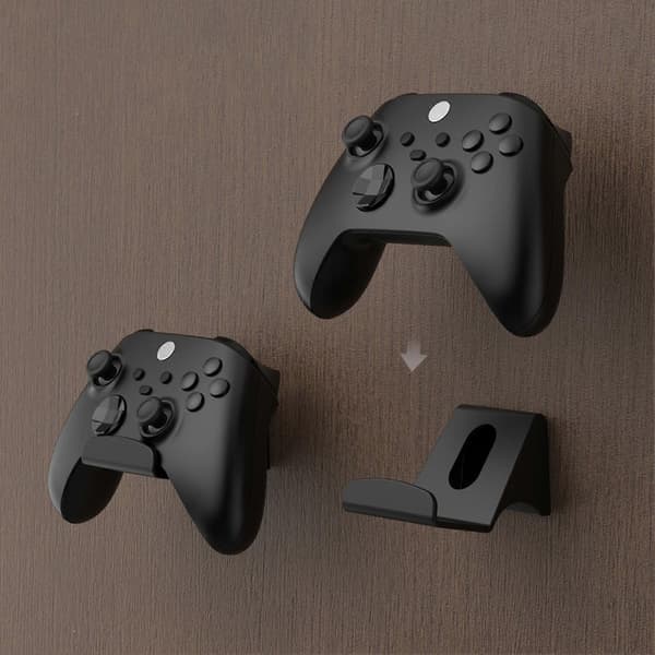 2 Pcs Game Controller Hook Wall Mounted Universal Wireless Controller Hanging Storage Rack for Home