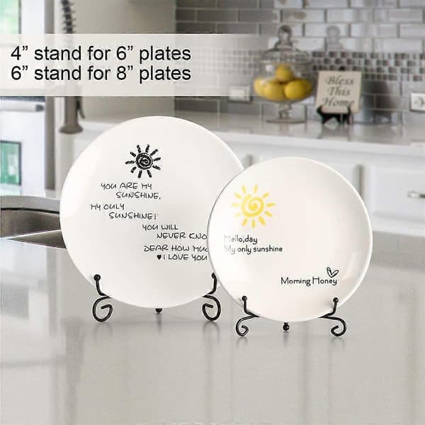 Metall Displayställ 6 Tum Fotoställ, Bildramställ, 5-pack [DB]