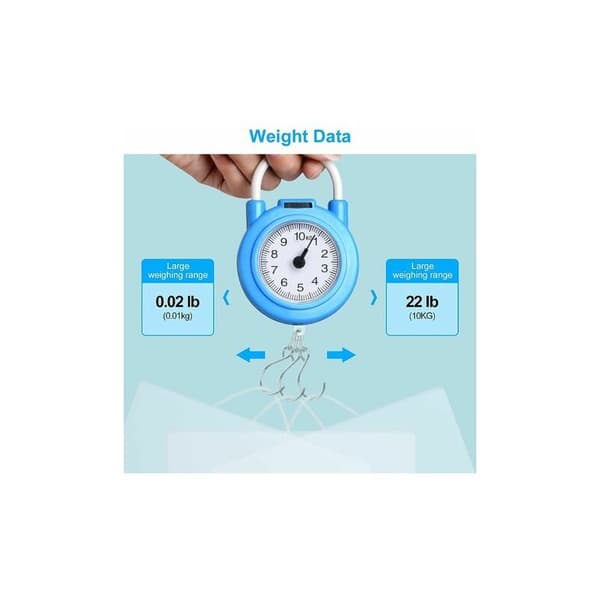Luggage Scale, Load Scale Max 10kg Small and Portable with Comfortable Grip for Travel and General Work