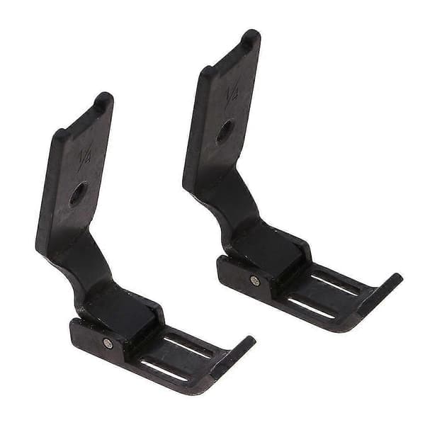2x Double Needle Zipper Presser Foot compatible with Industrial Sewing Machine Size 1
