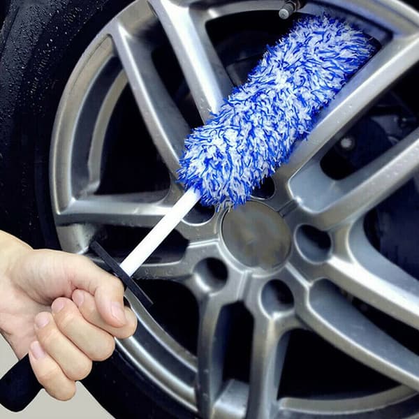 Børste for rengjøring av bilhjul, dekkvask, myk børste