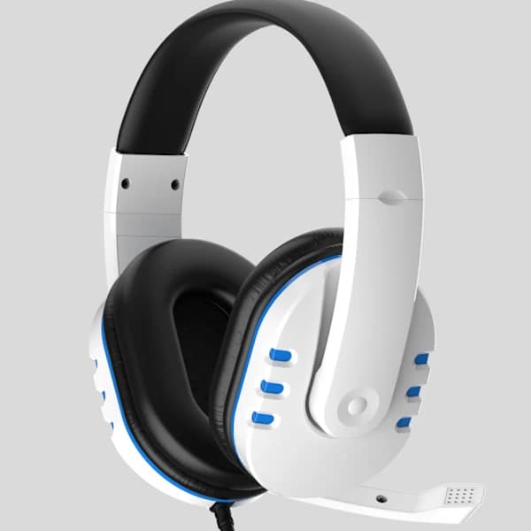 Gaming Headset til PS4 PS5 PC Xbox One, PS4 Headset med Mikrofon Surround Bas Lyd Hovedtelefoner Støjreducerende_yux