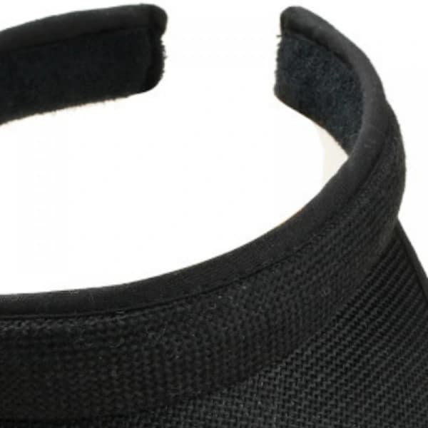 Solhat, polyesterstof, justerbar størrelse, neutral farve polyester solhat, unisex, UV til hverdagsbrug og udendørs aktiviteter (hvid)