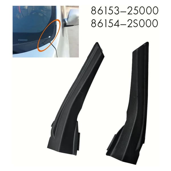 Vindrutetorkarbladsskyddsplatta L+R för Ix35 861532S000 861542S000