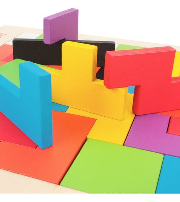 40 kpl puupalapeli aivojumppalelu Tangram palapeli Inte