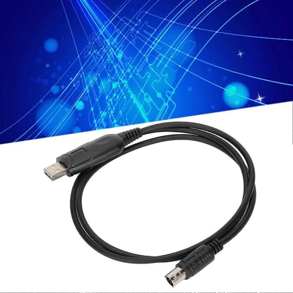 Skrivefrekvenskabel 8-pinners Mini Din-kontakt Stabil USB-programmeringskabel for Ft100d Ft817 Ft857 Ft897 Ct62