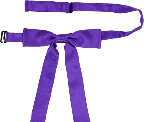 Dame-flue, justerbar, forhåndsbundet, sommerfugleknude, skjorter, slips, TD4 Gr. one size, lilla -