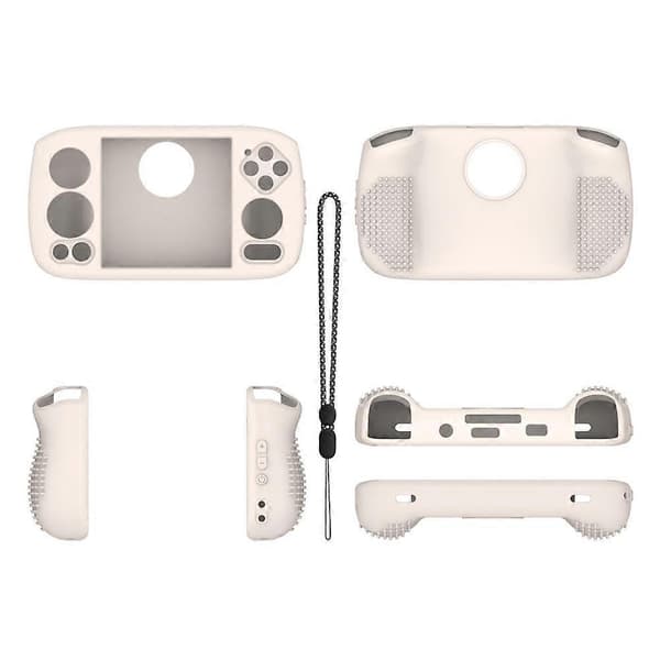 For ANBERNIC RG Cube Handheld Game Console Silicone Case New Protective G6as09 white white