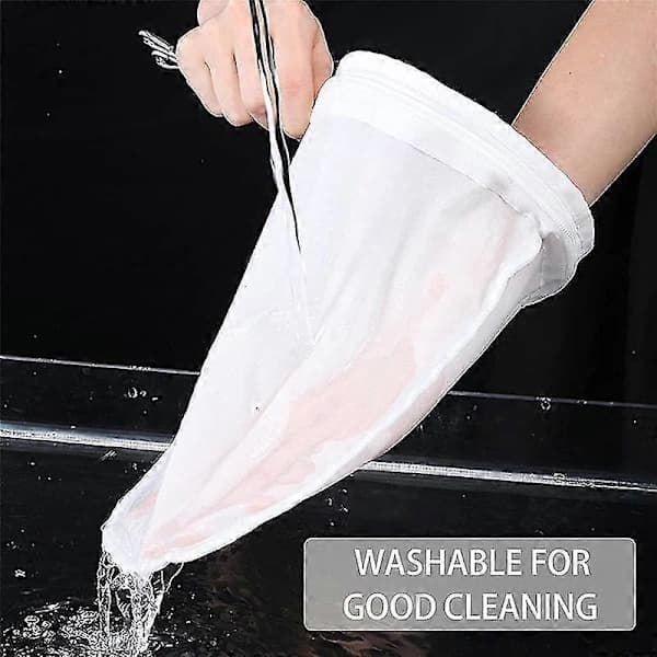 Ultrafine Mesh Strainer Bag with Zipper, Fine Mesh Strainers with Reinforced Frame and Sturdy Handle