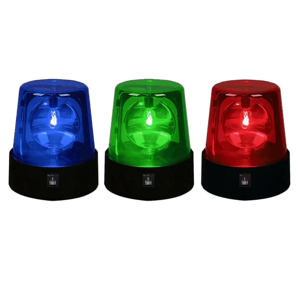 Industrial LED Rotating Strobe Warning Light, Electrical Rotating Signal Lights For Emergencies [DB] Red Red