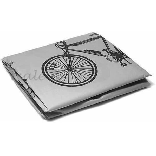Waterproof Tarp Cover 210x110cm Grey for Scooter Bike Protective