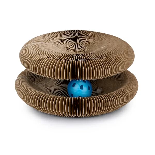 Cat Toy with Ball – Three Parts for Play and Scratching