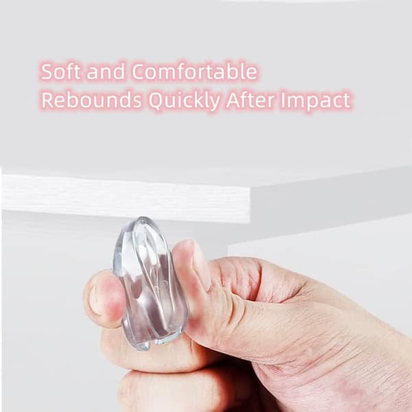 10-pack hörnbeskydd, transparenta hörnbeskydd, P-hörn