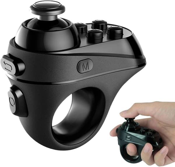 PC-spillkontroller - Trådløs joystick-gamepad | ABS elektrisk enhetskontroll for TV, datamaskin, bærbar PC, telefon, nettbrett og tilbehør, Kompa[DB]