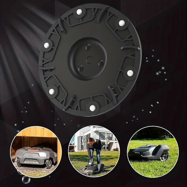 RSD-01 For Worx/Landxcape/Kress/Einhell Gressklipper Rund Tilkobling ABS Klippehode Dreieskive