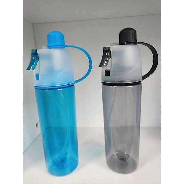 Sprayflaske til børn, giftfri og BPA-fri, 600 ml Grå