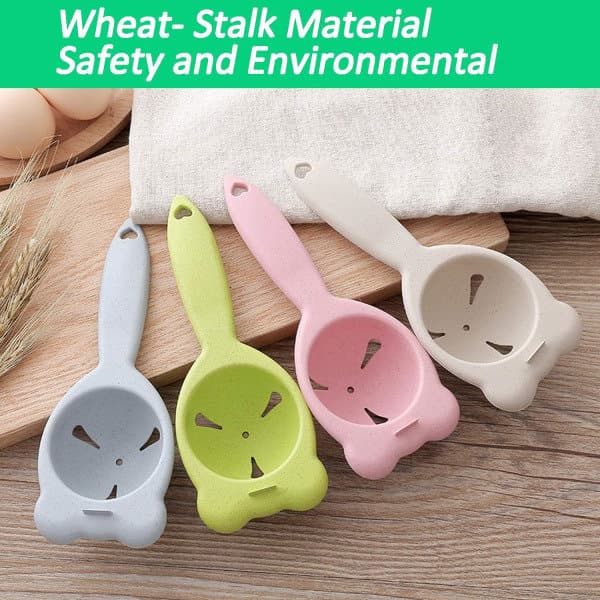B Egg Yolk and White Separator, Egg White and Yolk Separator, Egg Extraction Tool for Kitchen and Baking Blue