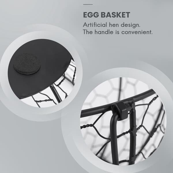 Iron Egg Basket Fruit Basket Fruit Bowl Collection Ceramic Hen Ornaments Decoration Kitchen Accessories B
