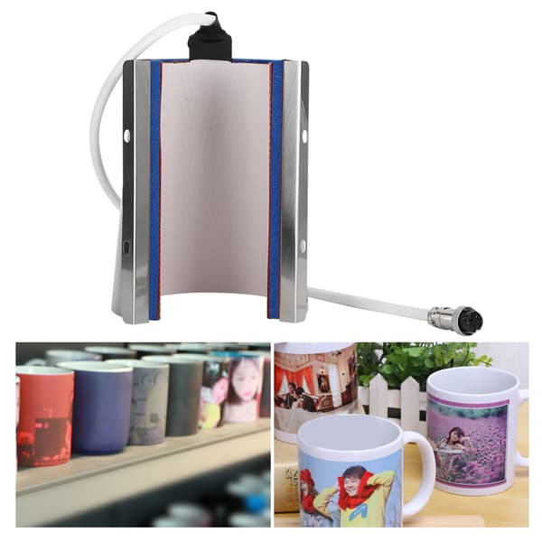 Mug Press Soft Adjustable Thickness Durable Heat Press Machine Accessory 110V 17oz