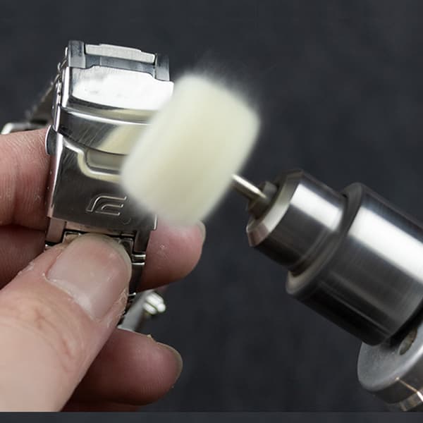 #Pakke med 30 poleringsbiter i bomull, roterende puter på 3 mm skaft#