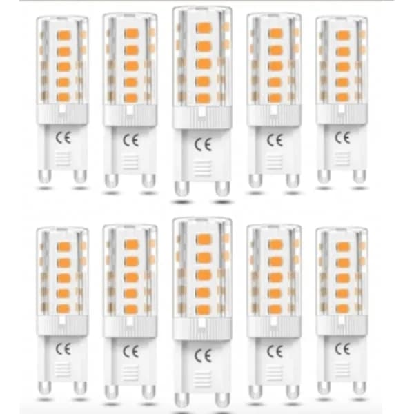 G9 LED-pærer 5W - Varmhvit - 10-pakning 92